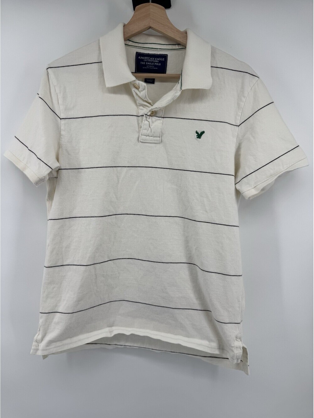 Vintage Y2K American Eagle Polo Shirt Size M